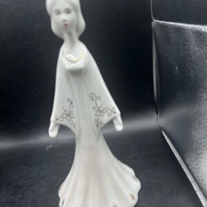 Elegant White Porcelain Figurine